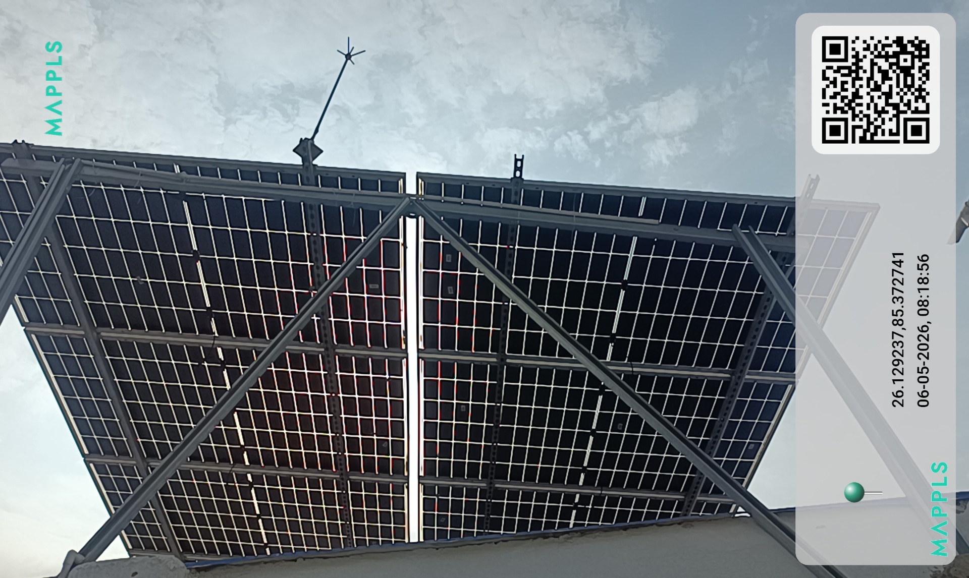 Solar inverter installation